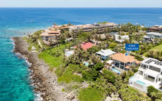 Casa Cascada: Oceanfront Pool Home with Private Dock in Lighthouse Estates